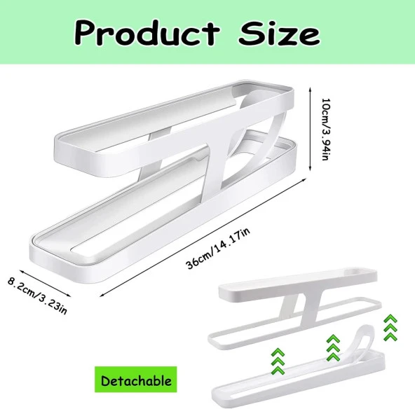 3B Trend 2 Katlı Otomatik Buzdolabı Yumurta Standı - 2