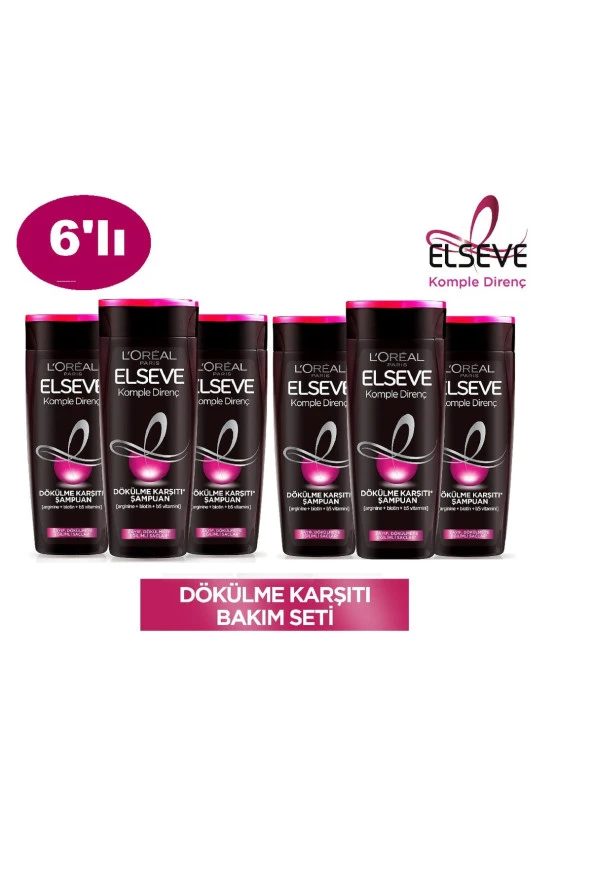 Elseve Komple Direnç Karşıtı Şampuan 390 Ml X6 Adet ürün görseli
