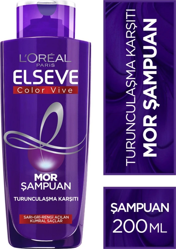 Elseve Turunculaşma Karşıtı Mor Şampuan 200 ml