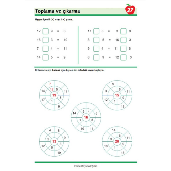 6-9 YAŞ Matematik YAZ-SİL Kitabı - Resim 4