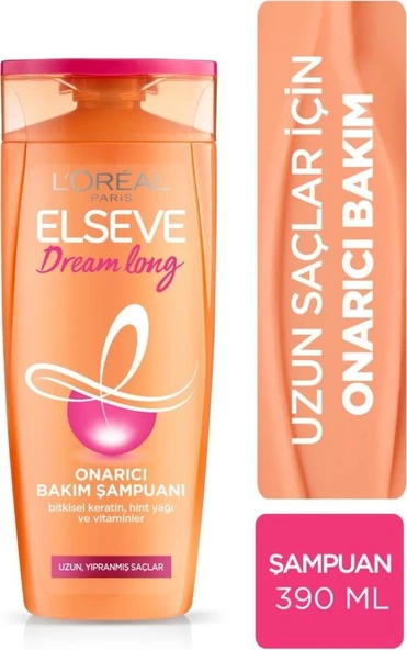 Loreal Paris L'oreal Paris Elseve Dream Long Onarıcı Bakım Şampuanı 390 ml