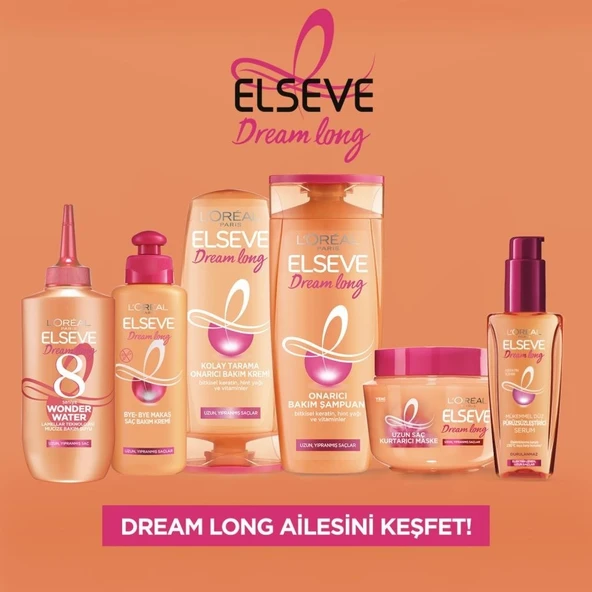 Loreal Paris L'oreal Paris Elseve Dream Long Onarıcı Bakım Şampuanı 390 ml - Resim 4
