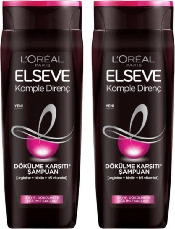 Elseve Komple Direnç Karşıtı Şampuan 390 Ml X2 ürün görseli