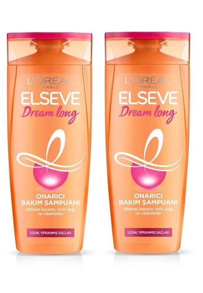 Elseve Dream Long Onarıcı Bakım Şampuanı 2 x 390 ML ürün görseli