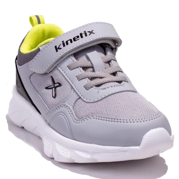 Kinetix Fender Gri Yeşil Ortopedik Günlük Erkek Çocuk Spor Ayakkabı - 1