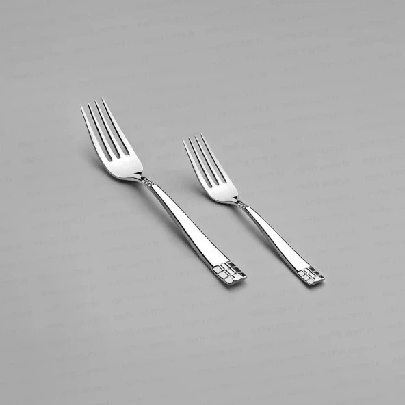 Nehir didim 36 parça çatal kaşık bıçak takımı - çatal kaşık bıçak seti 18/10 paslanmaz çelik - Resim 2