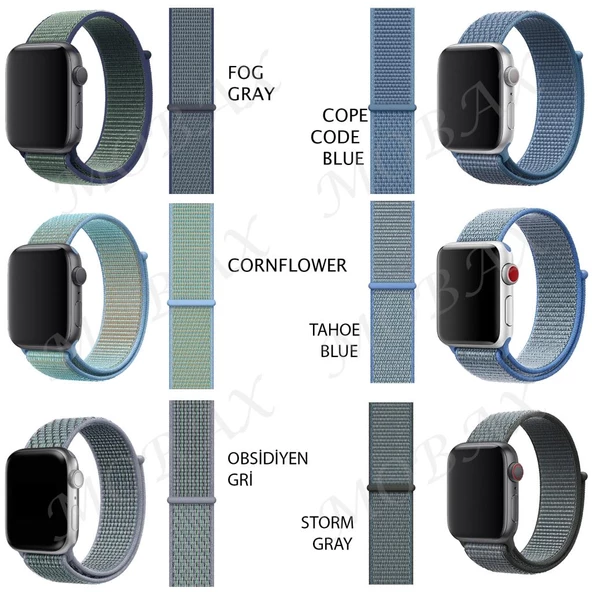 Apple Watch 44/45/46/49mm Kordon Hasır Band 2/3/4/5/6/se/7/8/9/10/11/ultra - 5