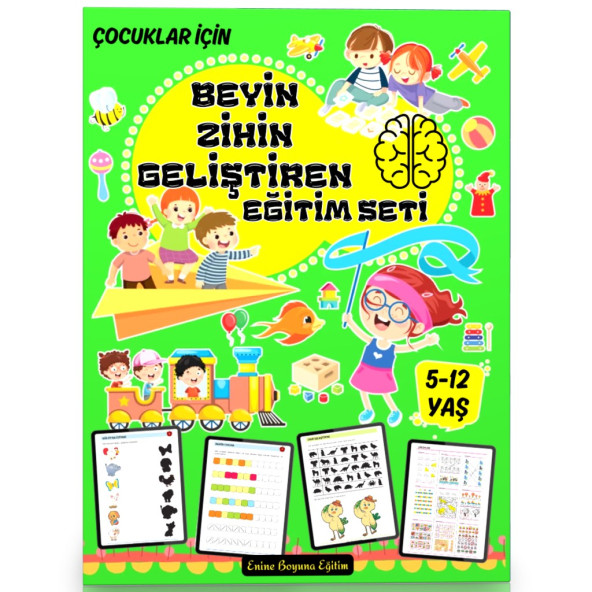 Beyin ve Zihin Geliştiren Eğitim Seti (5-12 YAŞ) ürün görseli 1