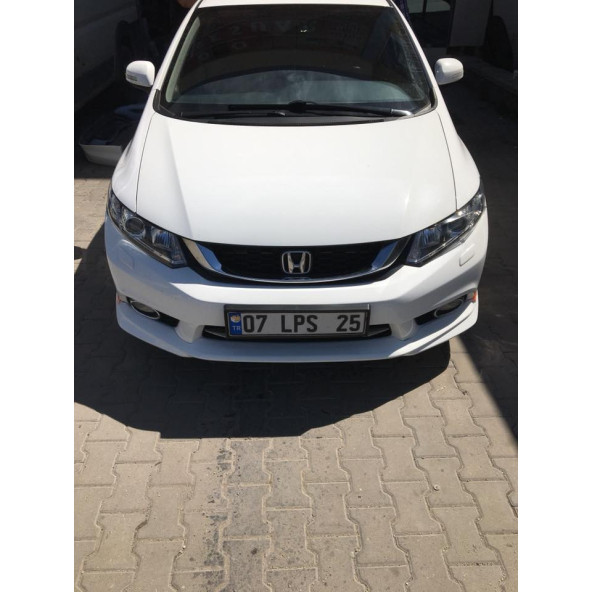 HONDA CİVİC FB7 ÖN TAMPON EKİ  - FİBER - 4