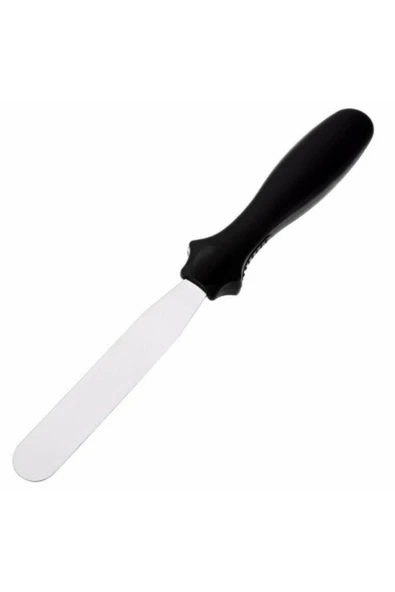 Paslanmaz Metal 2li Pasta Sıvama Bıçağı - Spatula Seti Kek Kazıyıcı Krema Yayma, Pasta Dekorasyonu - 5