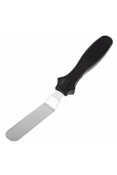 Paslanmaz Metal 2li Pasta Sıvama Bıçağı - Spatula Seti Kek Kazıyıcı Krema Yayma, Pasta Dekorasyonu - 4