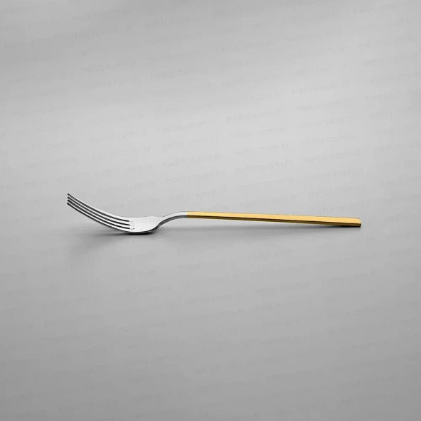 Nehir dalyan altın 60 parça çatal kaşık takımı seti 18/10 paslanmaz çelik 12 kişilik - Resim 4