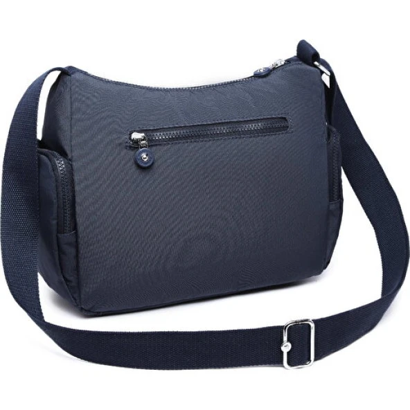 Smart Bags Krinkıl Kumaş Kadın Çapraz Çanta Lacivert 1115 - 3