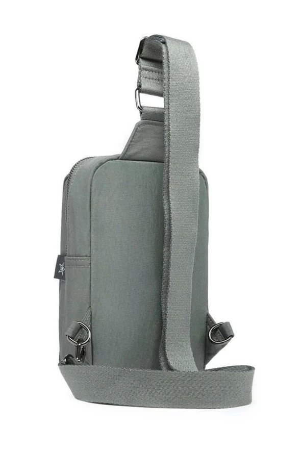 SMARTBAGS NANO METALİK KUMAŞ KADIN BODYBAG 2022-3105 M METALİK KOYU YEŞİL - 3