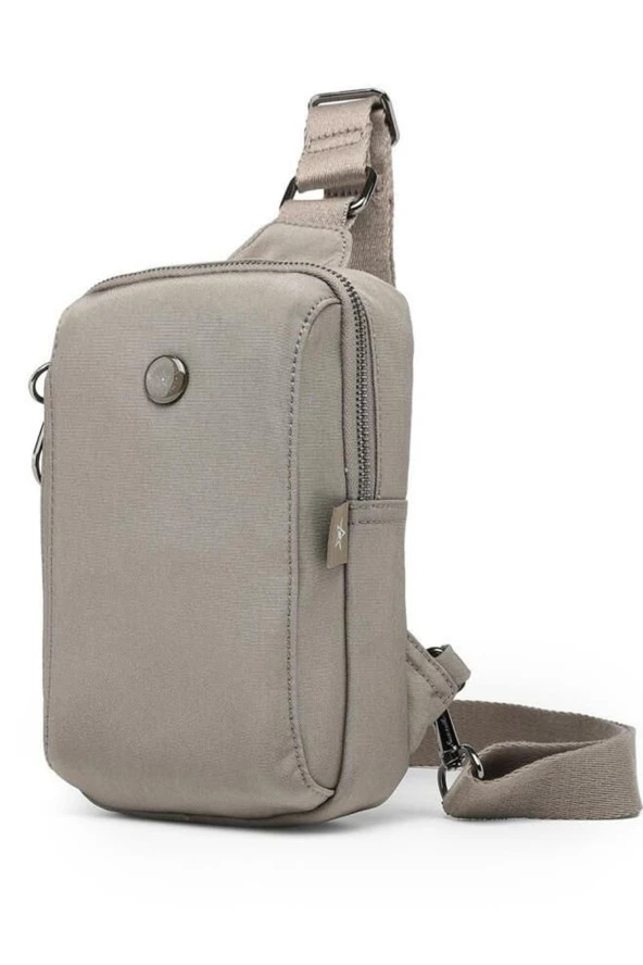 SMARTBAGS NANO METALİK KUMAŞ KADIN BODYBAG 2022-3105 M METALİK VİZON - 2