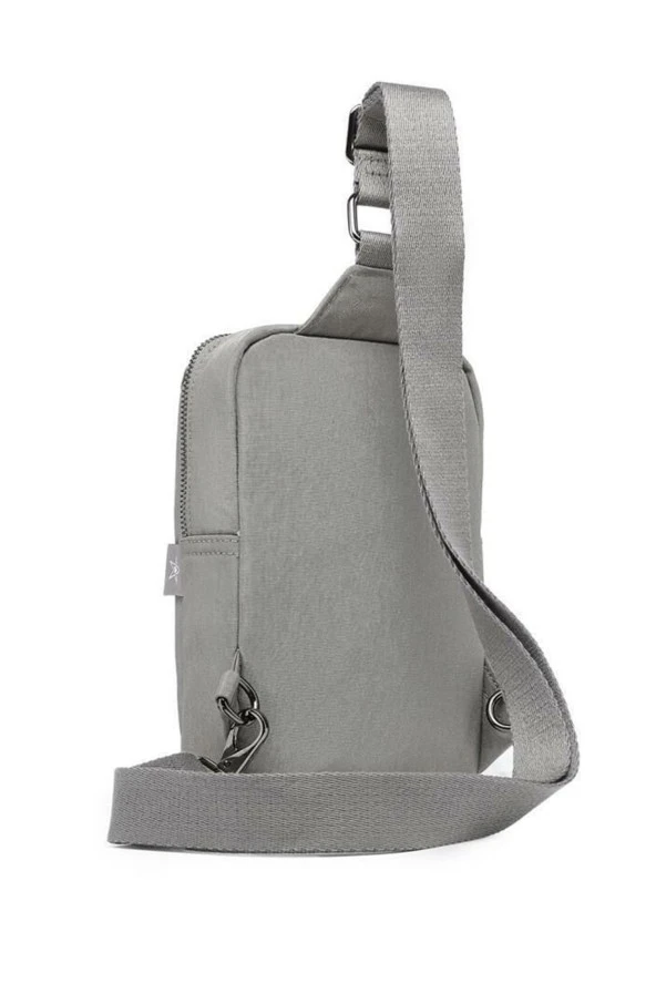 SMARTBAGS NANO METALİK KUMAŞ KADIN BODYBAG 2022-3105 M METALİK GRİ - 3