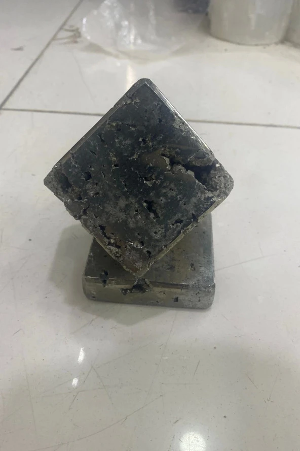 Doğaltaş Pirit Para Taşı Doğal Taş Küp Pirit - 4