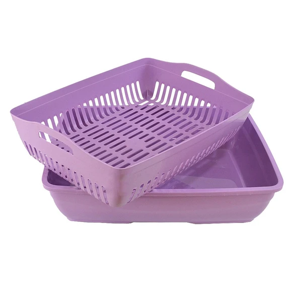 GND Kapalı ve Açık Kedi Tuvaleti Eleği - 12