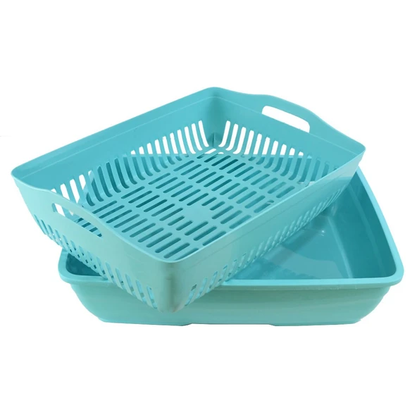 GND Kapalı ve Açık Kedi Tuvaleti Eleği - 4