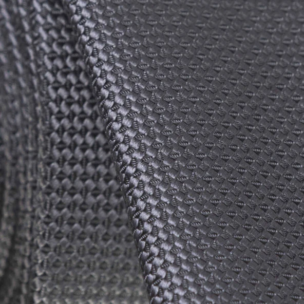 Füme Slim Fit Düz Renk Dokuma Kravat / DDK-25 - Resim 2