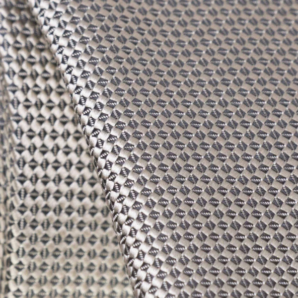 Açık Gold Slim Fit Düz Renk Dokuma Kravat / DDK-15 - Resim 2