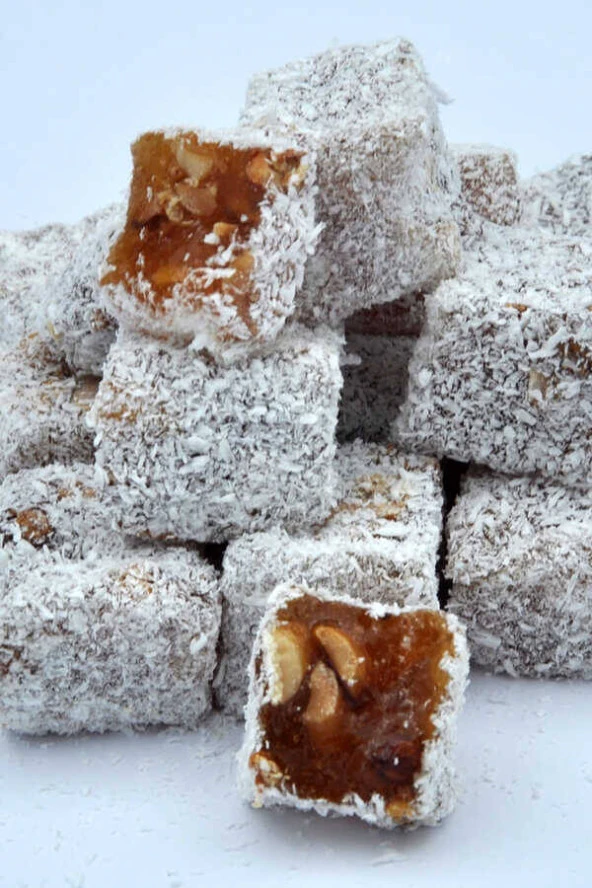 Kardeşler Fıstıklı Hindistan Cevizli Lokum 1 KG