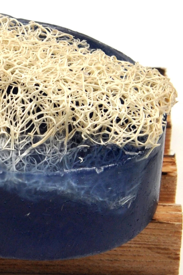 Kabak Lifli El Yapımı Doğal Kolajen Sabunu 120 G x 3 Adet - Resim 3