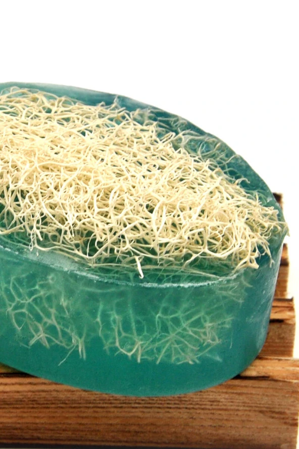 Kabak Lifli El Yapımı Doğal Okyanus Sabunu 120 G x 3 Adet - Resim 3