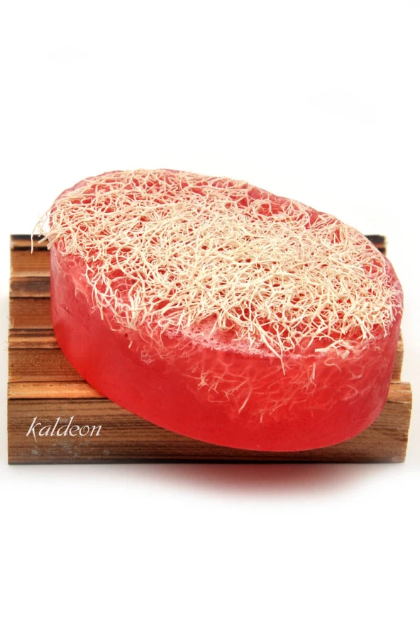 Kabak Lifli El Yapımı Doğal Kantaron Yağı Sabunu 120 G ürün görseli