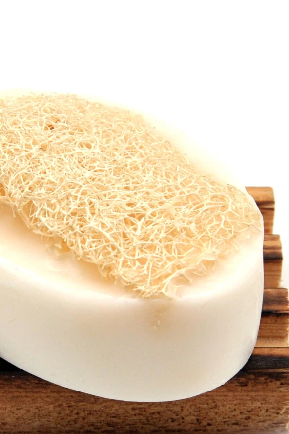 Kabak Lifli El Yapımı Doğal Saf Zeytinyağlı Türk Hamamı Sabunu 120 G x 3 Adet - Resim 3