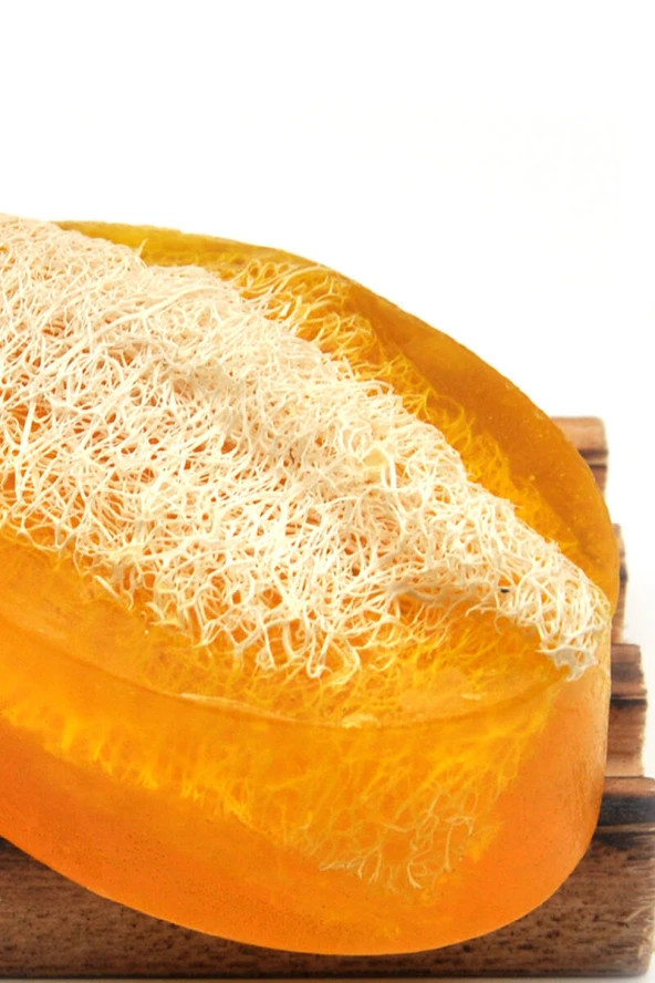 Kabak Lifli El Yapımı Doğal Kükürt Sabunu 120 G - Resim 2