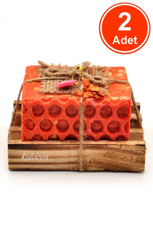 Hediyelik Gül Yağı Sabunu El Yapımı Doğal Paletli 110 G x 2 Adet ürün görseli