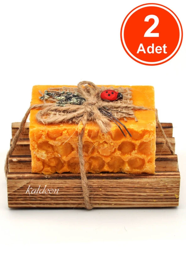 Hediyelik Bıttım Yağı Sabunu El Yapımı Doğal Paletli 110 G x 2 Adet ürün görseli