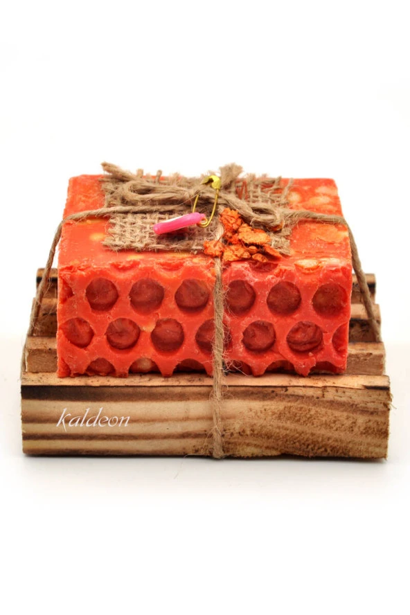 Hediyelik Gül Yağı Sabunu El Yapımı Doğal Paletli 110 G x 2 Adet - Resim 2