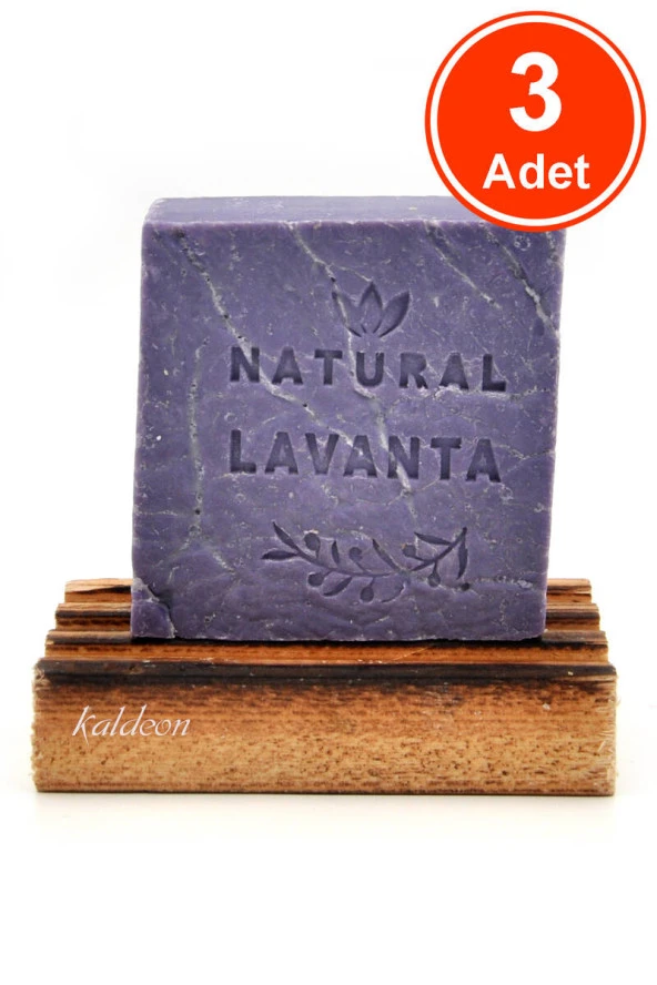 Lavanta Yağı Sabunu El Yapımı Doğal 120 G x 3 Adet ürün görseli