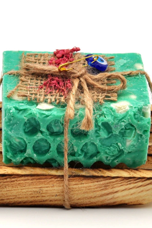 Hediyelik Yosun Sabunu El Yapımı Doğal Paletli 110 G - Resim 2