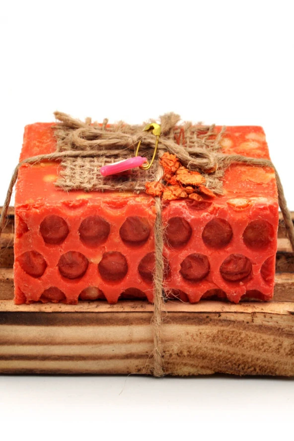 Hediyelik Gül Yağı Sabunu El Yapımı Doğal Paletli 110 G x 2 Adet - Resim 3