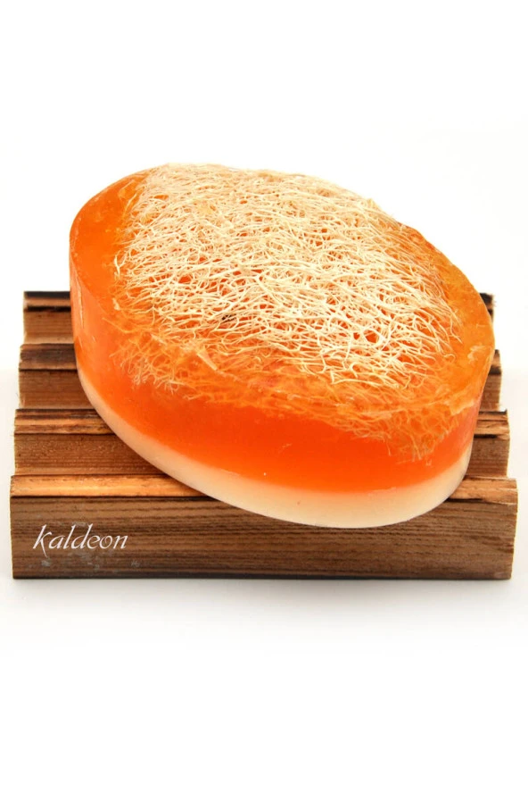 Kabak Lifli El Yapımı Doğal Ballı Pirinç Sabunu 120 G ürün görseli