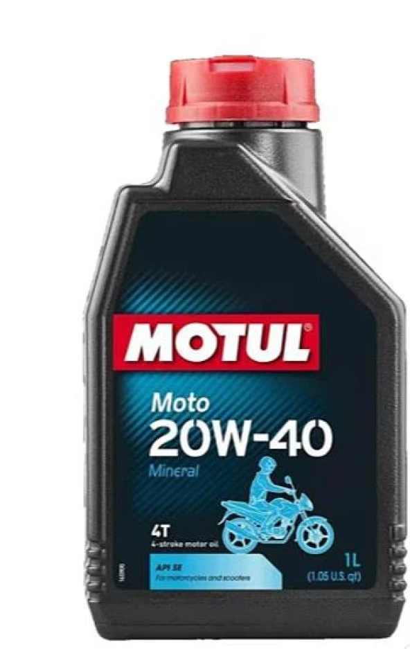 Moto 20w/40 1l 4 Zamanlı Mineral Motosiklet Yağı