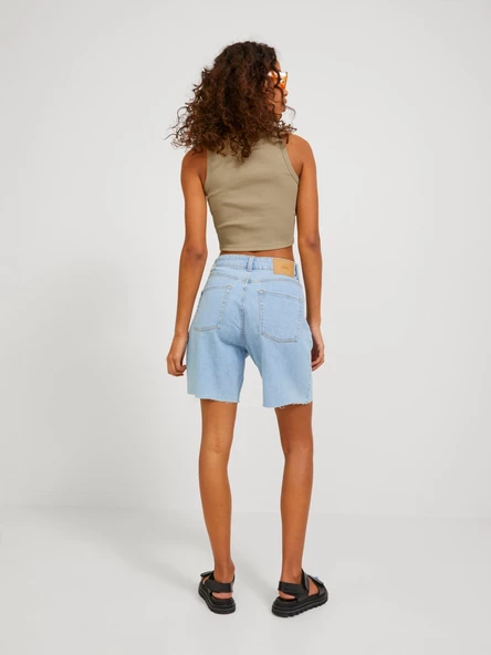 JJXX Klasik Yaka Kadın Crop Tişört 12200401 - 4