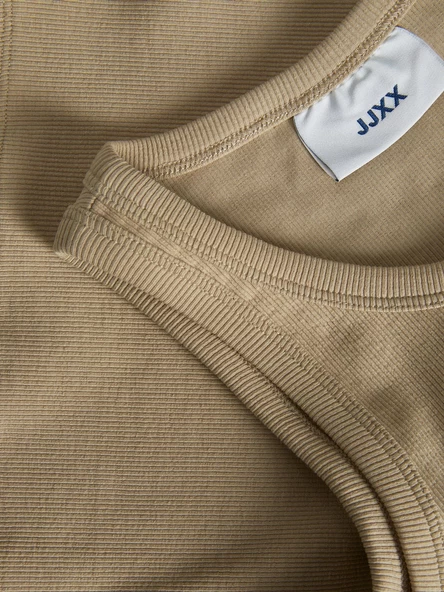 JJXX Klasik Yaka Kadın Crop Tişört 12200401 - 8