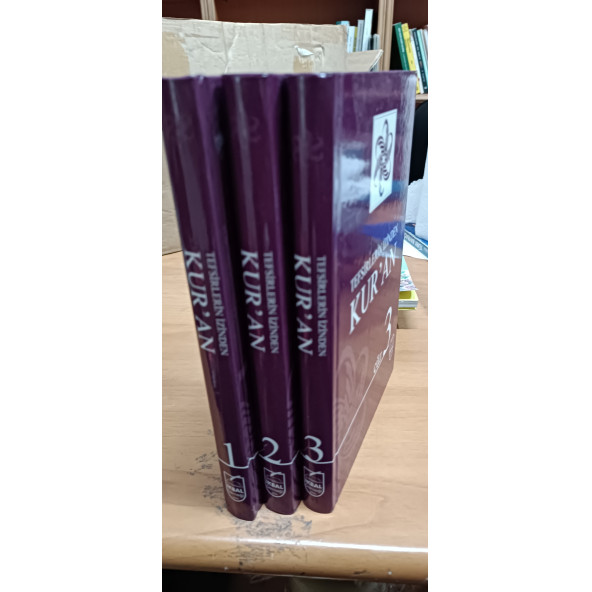 Tefsirlerin İzinden Kur'an Cüz 1-2-3 cilt. Ciltli İkbal Derneği Tefsir Komisyonu - Resim 3