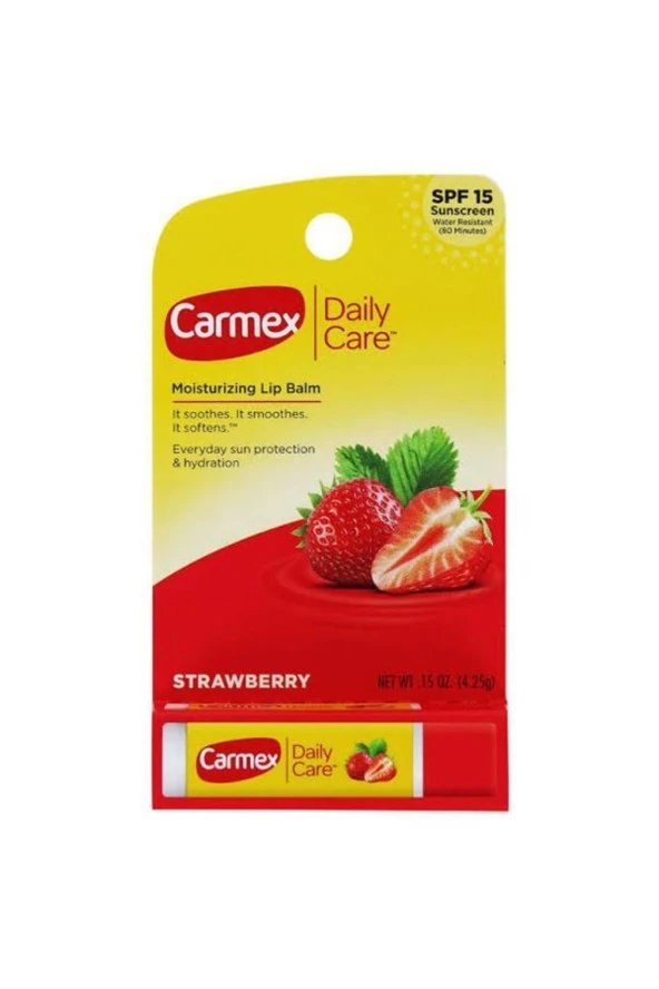 Carmex Strawberry Lip Balm Stick 4.25g