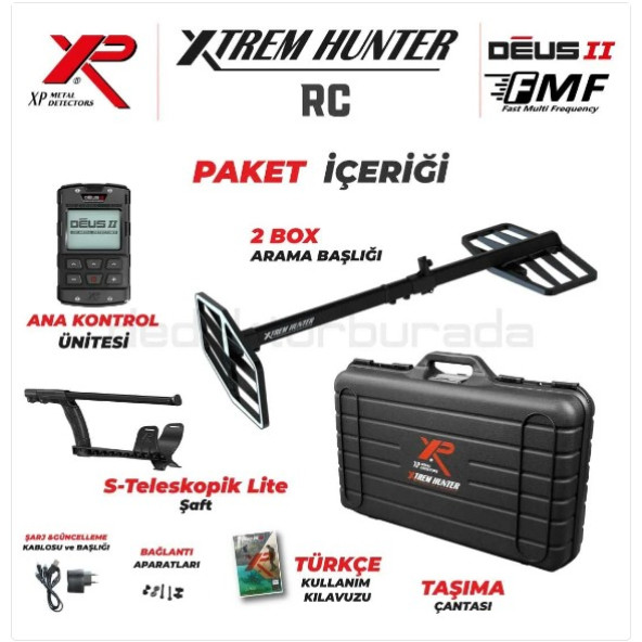 Xtrem Hunter Dedektör + DEUS2 Ana Kontrol Ünitesi - Resim 3