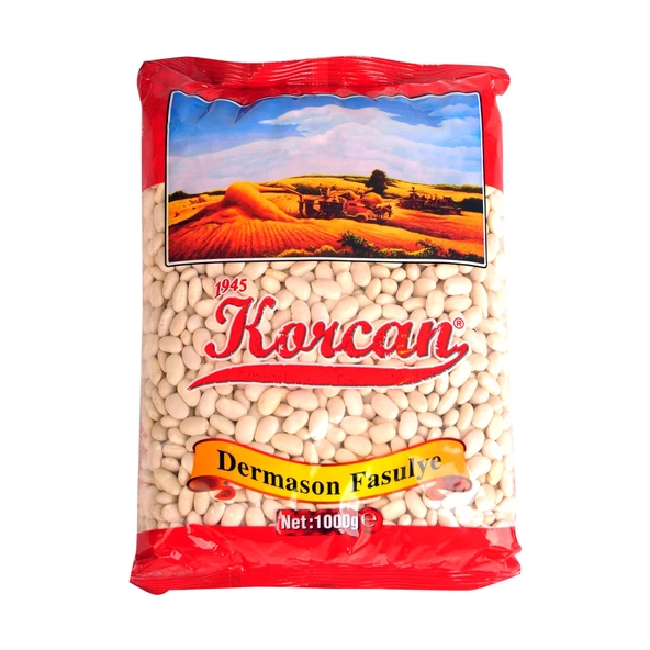 Korcan Dermason Fasulye 1 kg x 4 Adet - 2
