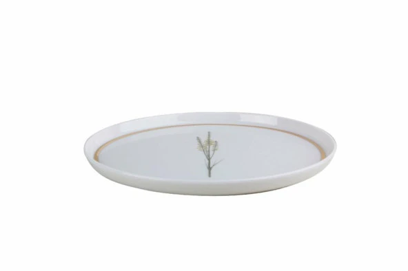 Porland Botanical Serisi 21cm Düz Tabak Desen2 - 2