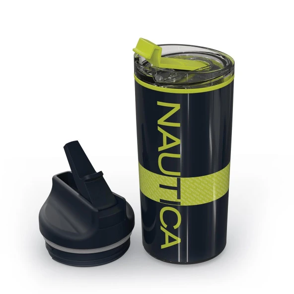 Nautica NTM02 Sport Termos Paslanmaz Çelik 500 ml Navy Lime