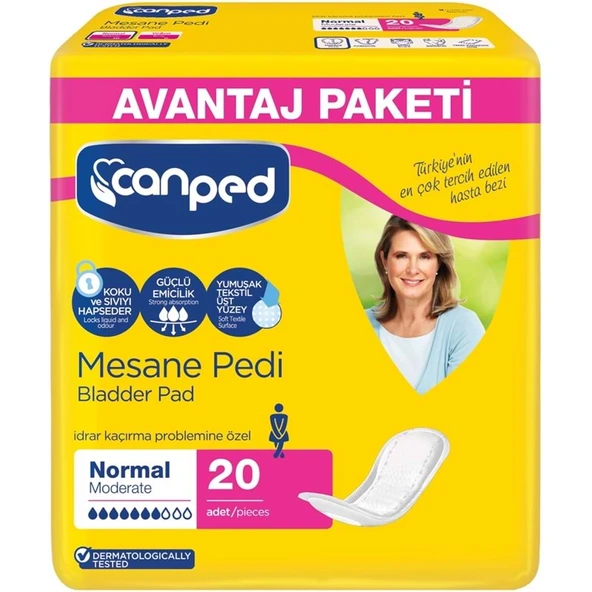 Canped Mesane Pedi Avantaj Pk Klasik M-Orta Boy Normal 180 Adet - Resim 2
