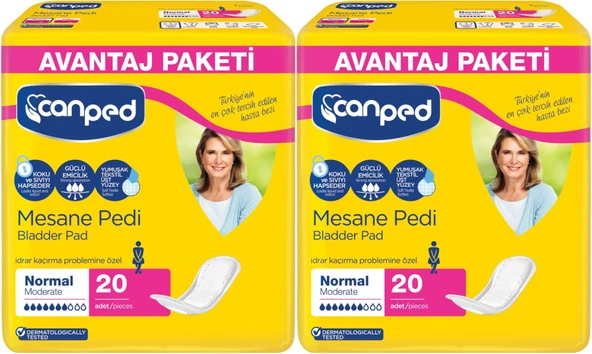 Canped Mesane Pedi Avantaj Pk Klasik M-Orta Boy Normal 40 Adet