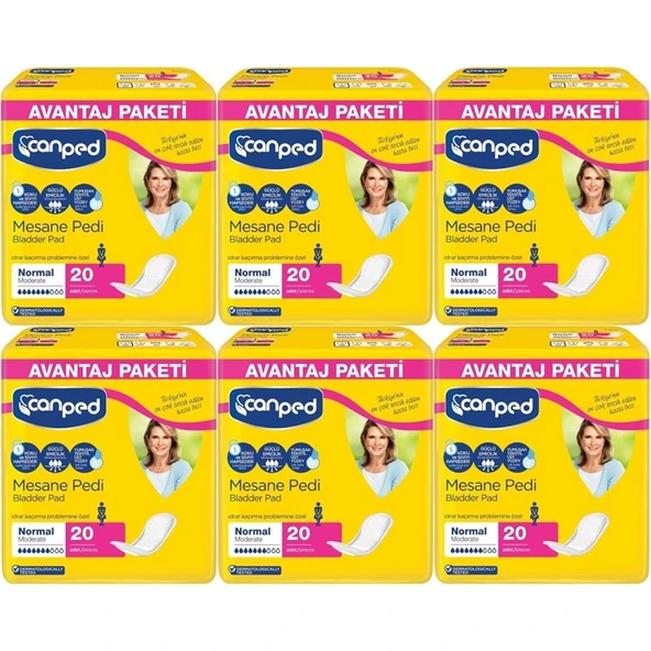 Canped Mesane Pedi Avantaj Pk Klasik M-Orta Boy Normal 120 Adet ürün görseli